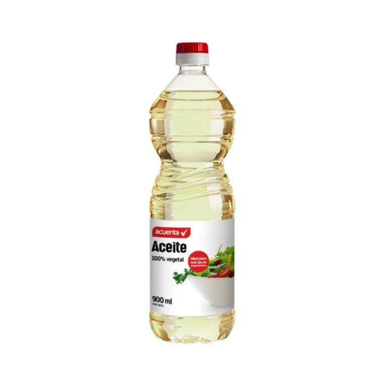 Aceite Vegetal Acuenta Pack 12 Unidades de 900 ml