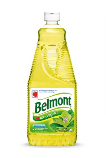Aceite Vegetal Belmont Pack 12 Unidades de 1 Litro