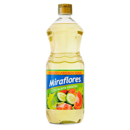 Aceite Vegetal Miraflores Pack 12 Unidades de 1 Litro