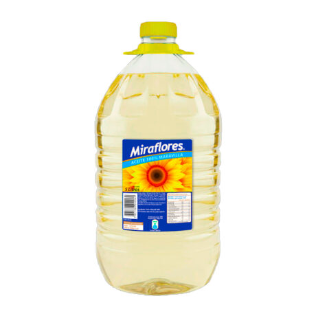 Aceite Vegetal Miraflores Pack 6 Bidones de 5 Litros