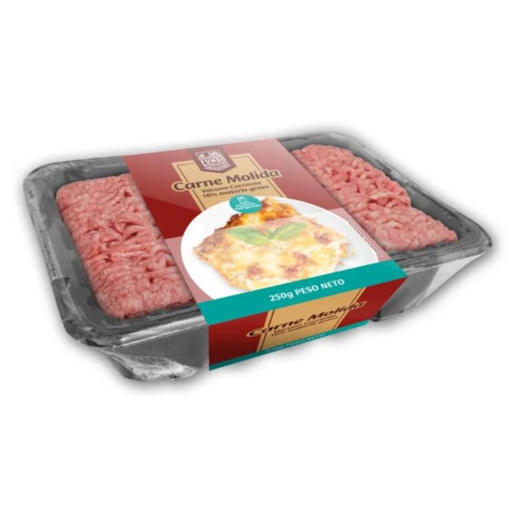 Carne Molida de Vacuno 4% Grasa Fundo Río Alegre 250g
