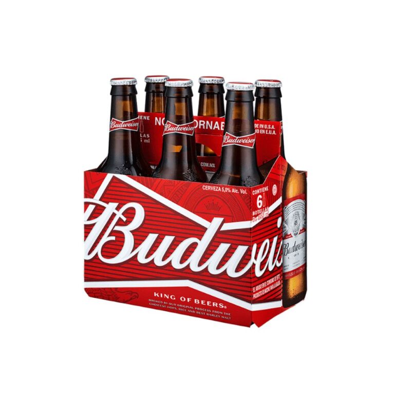 Cerveza Budweiser Pack 6 Botellas de 330 cc
