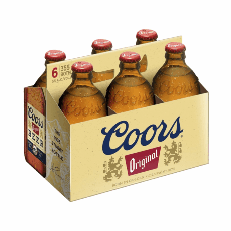 Cerveza Coors Original Pack 6 Botellas de 355 cc