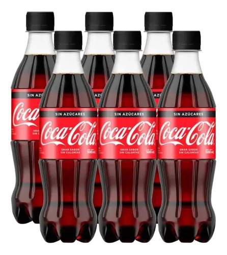 Coca-Cola Zero 500 cc (Pack de 6 Unidades)