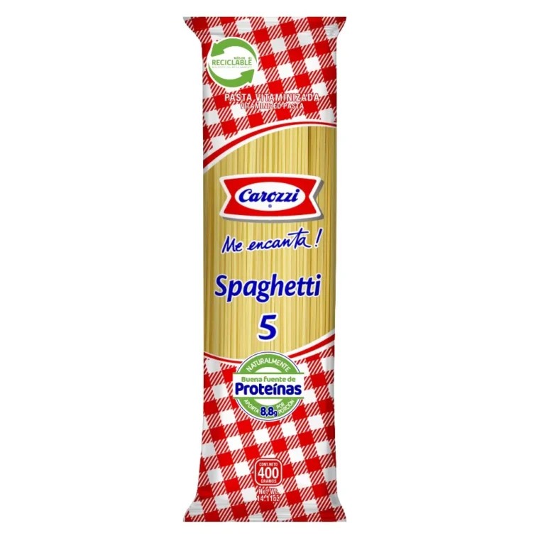 Fideos Carozzi Manga 25 Unidades de 400 g