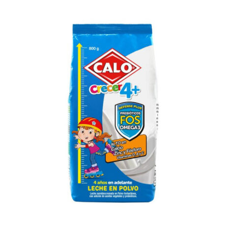 Fórmula Láctea Calo Crecer +4 Años Manga 10 Unidades de 800 g