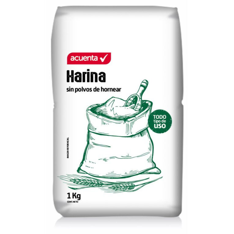 Harina Acuenta Sin Polvos de Hornear Manga 10 Unidades de 1 kg
