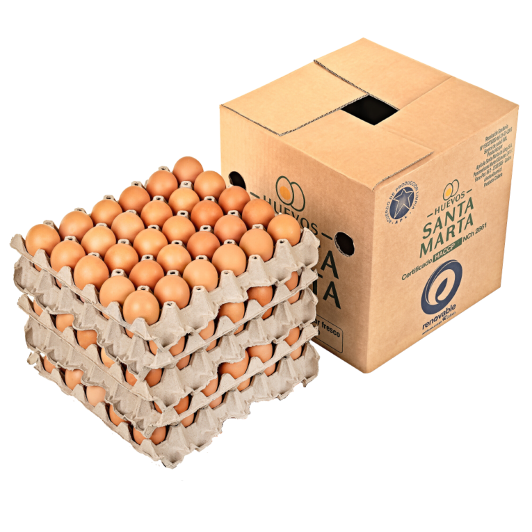 Huevos Blancos Santa Marta Extra Caja 180 Unidades (6 Bandejas de 30)