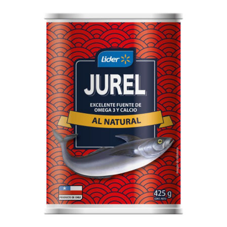 Jurel al Natural Lider Caja 24 Unidades de 425 g
