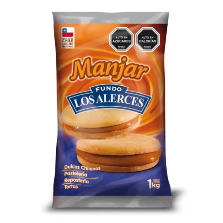 Manjar Tradicional Los Alerces Caja 12 Unidades de 1 kg