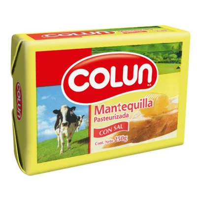 Mantequilla con Sal Colun Caja 30 Unidades de 250 g