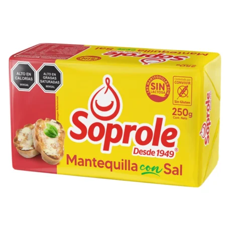 Mantequilla con Sal Soprole Caja 30 Unidades de 250 g