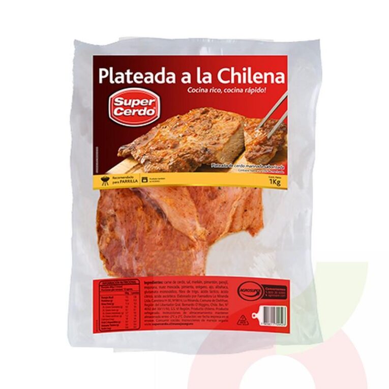 Plateada de Cerdo a la Chilena Super Cerdo 1 kg