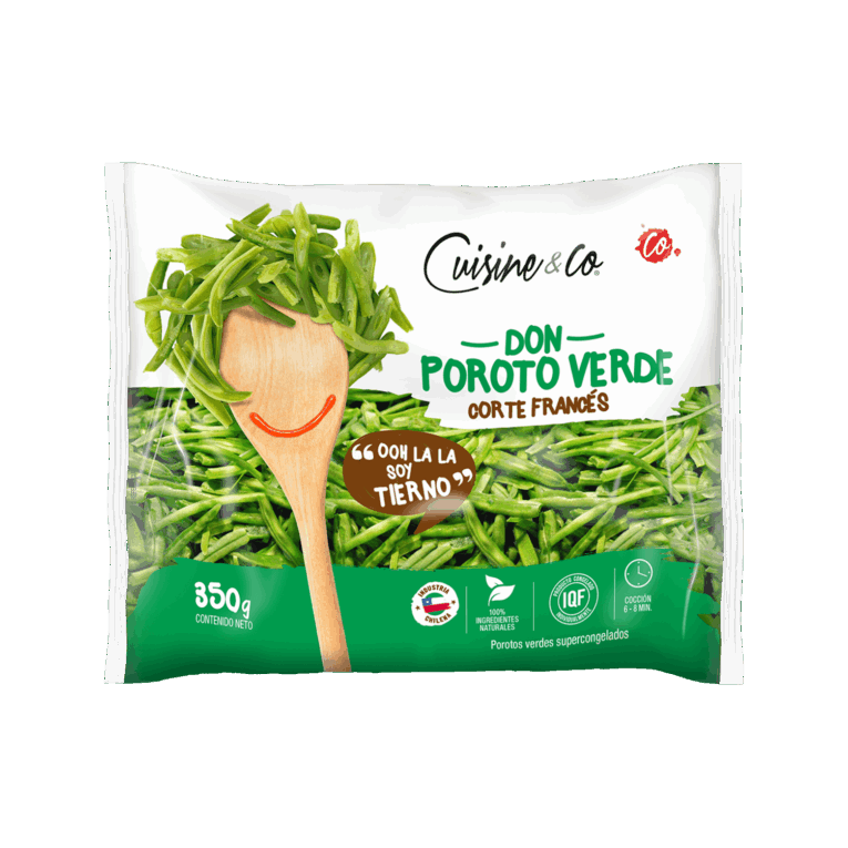 Porotos Verdes en Conserva Cuisine & Co Caja 12 Unidades de 350 g