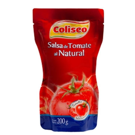 Salsa de Tomate Coliseo Caja 36 Unidades de 200 g
