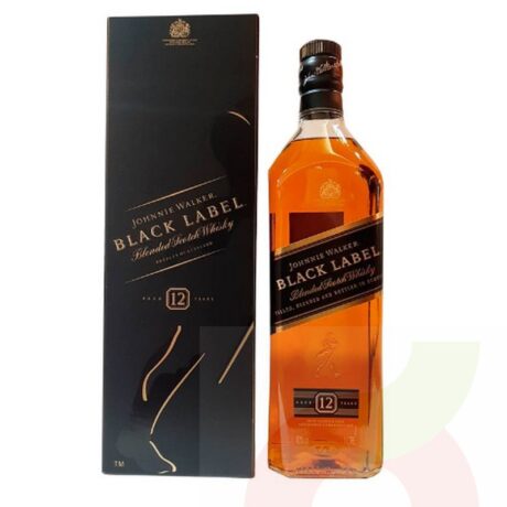 Whisky Johnnie Walker Black Label 12 Años 1 Litro